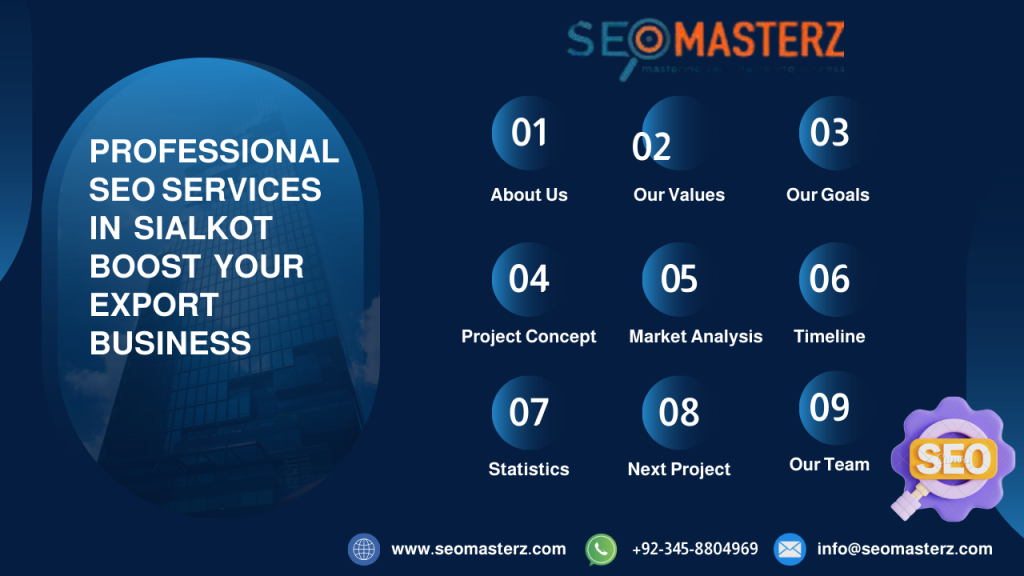 Boost Your Export Marketing with Expert SEO Services in Sialkot