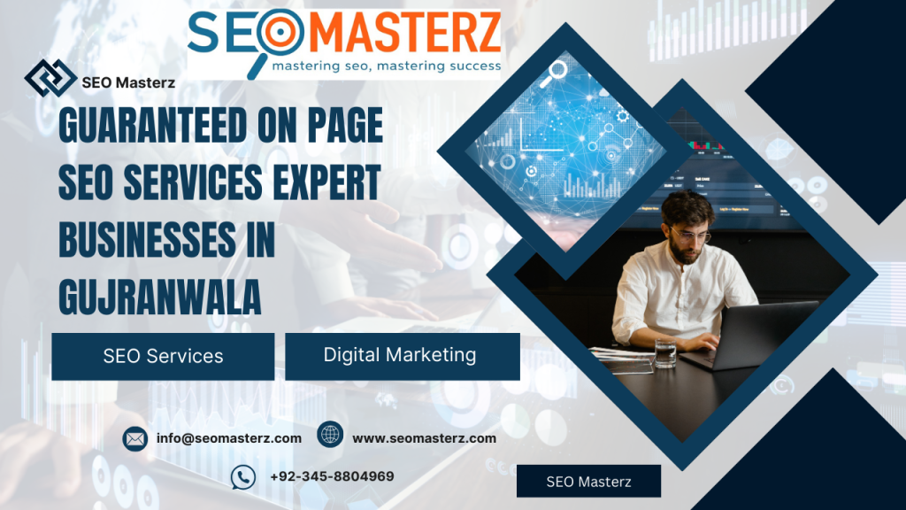 Guaranteed On Page SEO Services Expert  Businesses in Gujranwala